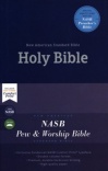 NASB Pew and Worship Bible: Hardback Blue